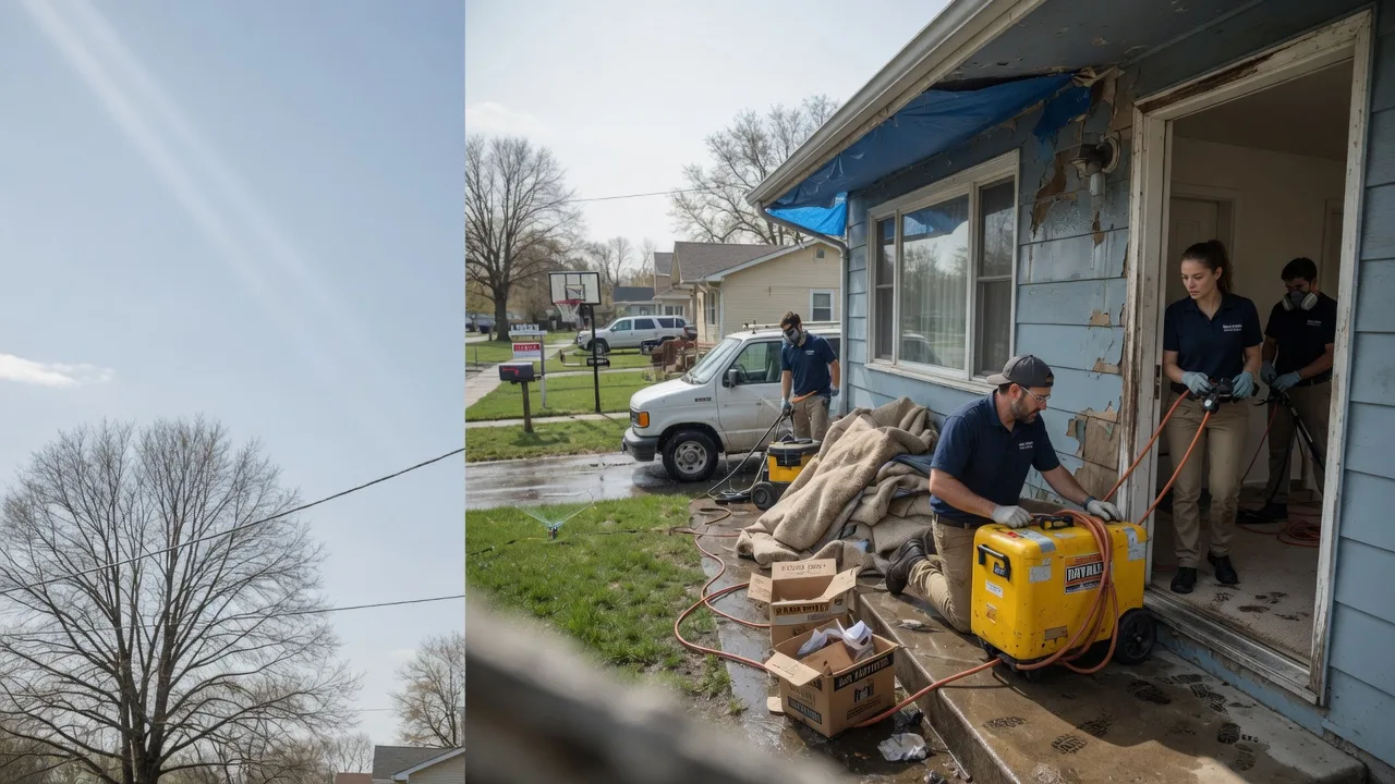 Basement Flood Cleanup in Rosalia, KS near me